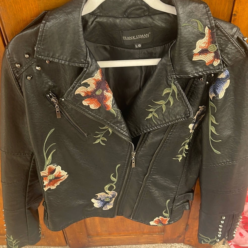 Frank Lyman Jacket  Moto jacket faux leather